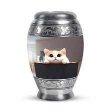 Cat Urn Urn for Ashes for Mom 3 Inch Small Keepsake Cremation Ashes Urns