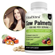 Saw palmetto herbal complex formula: protects prostate health  nourishes hair.