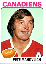 1975-76 Topps #50 Pete Mahovlich