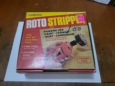Thompson Roto Stripper Coarse Drill Attachment Tool Paint Rust Removal USA Made 