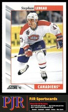 Stephan Lebeau 1992-93 Score #246 Montreal Canadiens