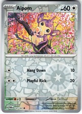 Aipom Reverse Holo Pokemon SV06: Twilight Masquerade 137/167 NM