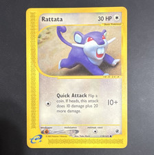 Rattata 128/165 Expedition Base Set Reverse Holo Pokemon TCG English 2002 30 HP on eBay