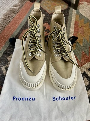 Proenza Schouler  Canvas Hiking Boots sz. 40