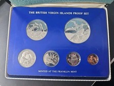 1975 British Virgin Islands - (6) Coin w/Case & COA - Silver Dollar ( S-Set.#41)