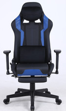 Image of NOKAXUS Executive Office Chair Gaming Chair Recliner Footrest Lumbar Supports UK
