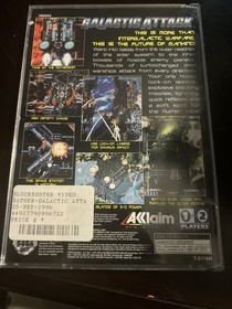 Galactic Attack - Sega Saturn Complete CIB w/ Registration card READ DESCRIPTION