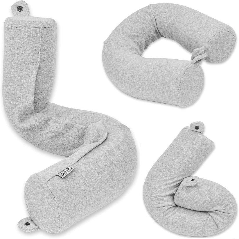 Twist Memory Foam Travel Pillow for Airplanes - Travel Neck Pillow for Sleeping