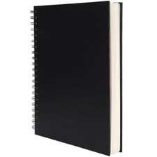 8.5x11inches Hardbound Sketch Book, Spiral Bound Sketch Pad, 80-Sheets 90gsm