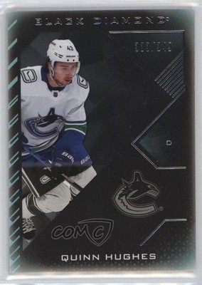 2021-22 Upper Deck Black Diamond 333/349 Quinn Hughes #BDB-QH z7j