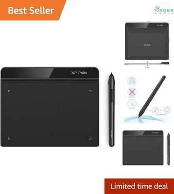 Drawing Tablet XPPen Star 6x4 Inch Digital Art Tablet Battery-Free Stylus for...
