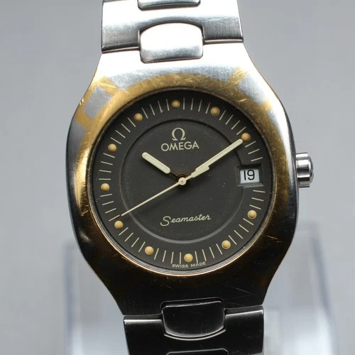 [Near MINT] OMEGA Seamaster Polaris Cal.1438 396.1022 Men's Quartz Watch JAPAN