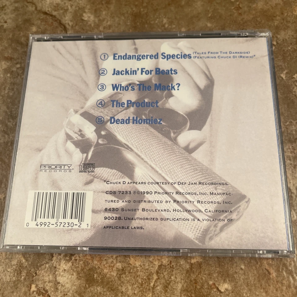 Ice Cube Kill At Will CD/EP Priority Records CDS 7230 N.W.A., Dead Homiez OOP! - Image 2 of 4