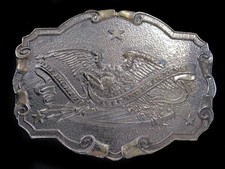 SB05142 NOS 1975  THE RIGHT TO KEEP AND BEAR ARMS  SECOND AMENDMENT BUCKLE