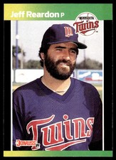 Jeff Reardon 1989 Donruss #155 Twins MLB READ FREE SHIPPING AutographDen