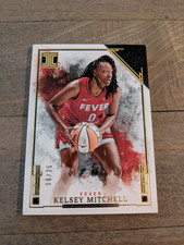 2025 Panini Impeccable WNBA Gold #41 Kelsey Mitchell #'d/25 - Indiana Fever
