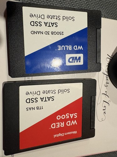 WD Red SA500 1TB SATA SSD Solid State Drive für NAS Speicher - GEBRAUCHT