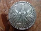 5 DM 1966G VF-XF, Silver, 7g Fine, 625/1000