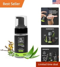 Natural Daily Hygiene Foam - Men  s Intimate Wash with Aloe Vera  Tea Tree