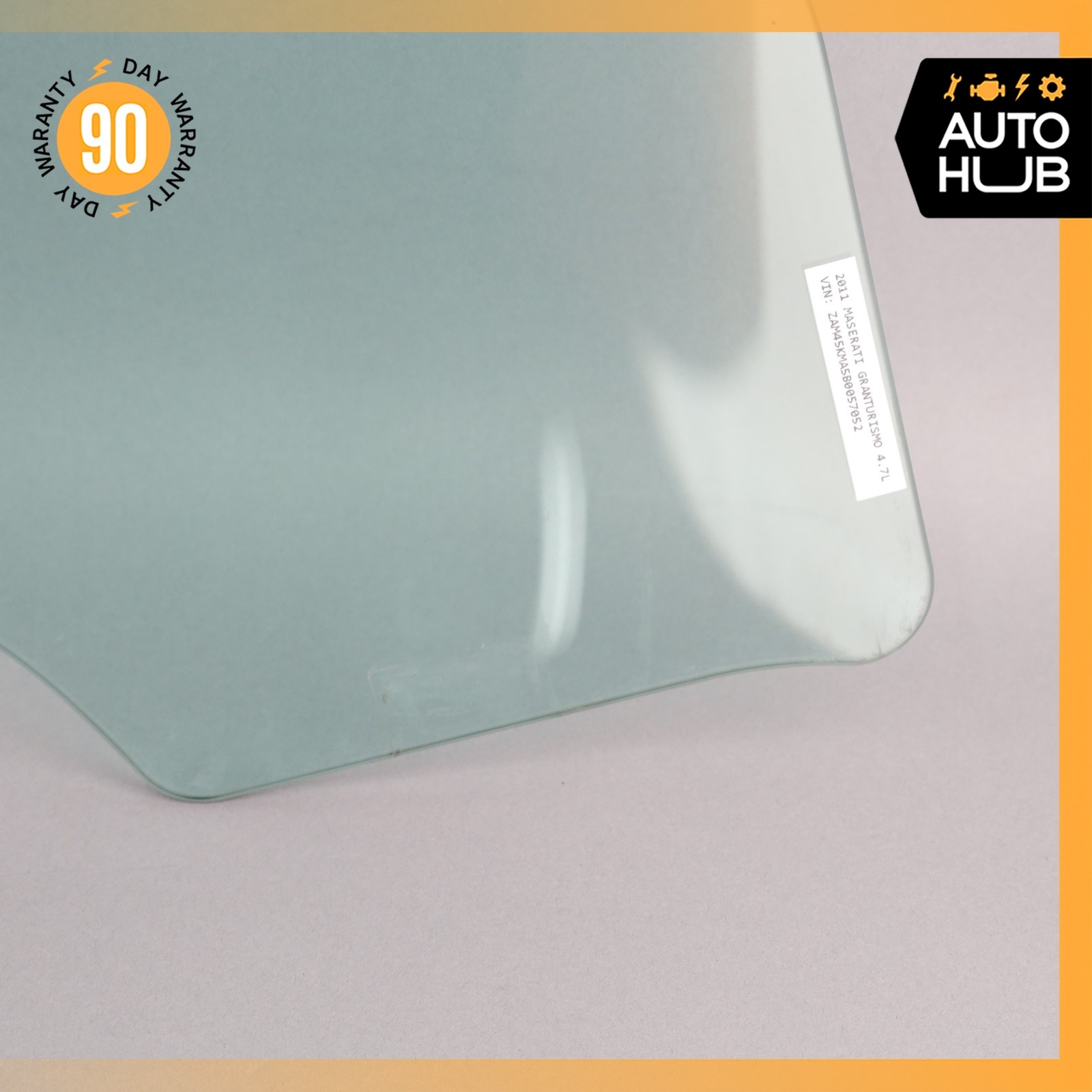08-19 Maserati GranTurismo M145 Door Window Glass Front Left Driver Side OEM 58k