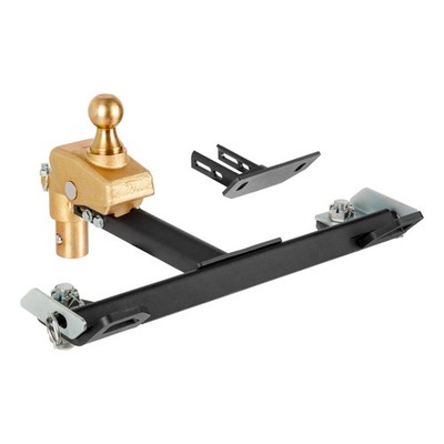 CURT Rockerball Gooseneck Hitch Ball Multi Fit OEM Puck System - 4in Offset