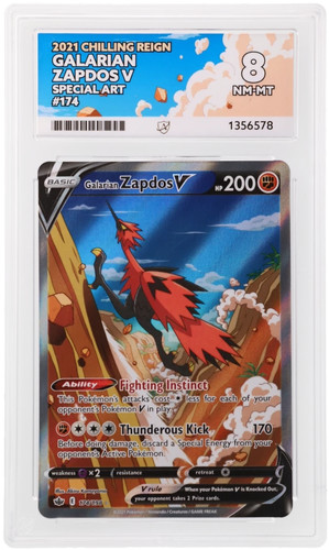 Galarian Zapdos V graded ACE 8 for sale on eBay