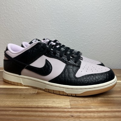 New Nike Dunk Low Retro Shoes HF9191-001 Platinum Violet Croc Size Mens 11