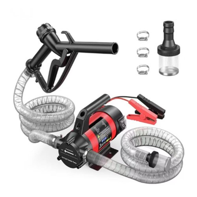 #ad #ad 12V 13GPM Electric Diesel Fuel Transfer Self Priming Pump w Fuel Nozzle amp; Hoses $55.99