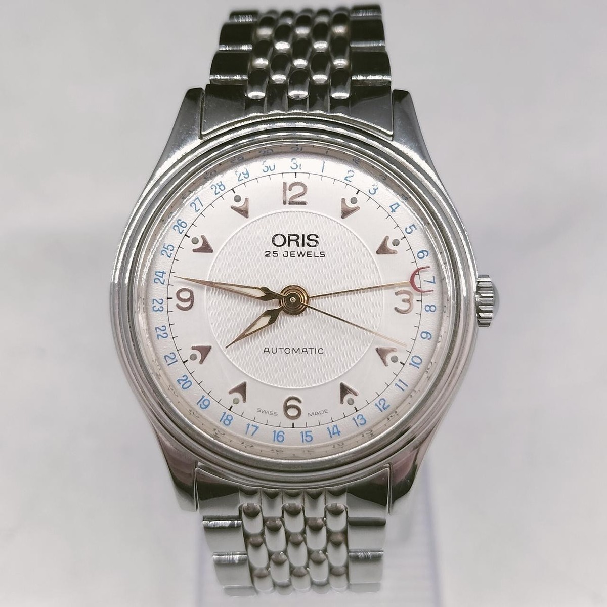 ORIS Automatic Pointer Date Skeleton Back 7470 | eBay