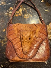 Vintage Alligator Handbag See details for condition