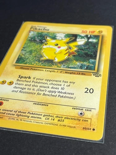 Pokemon '025 Pikachu 60/64 Jungle Common Vintage WOTC 1999 NM
