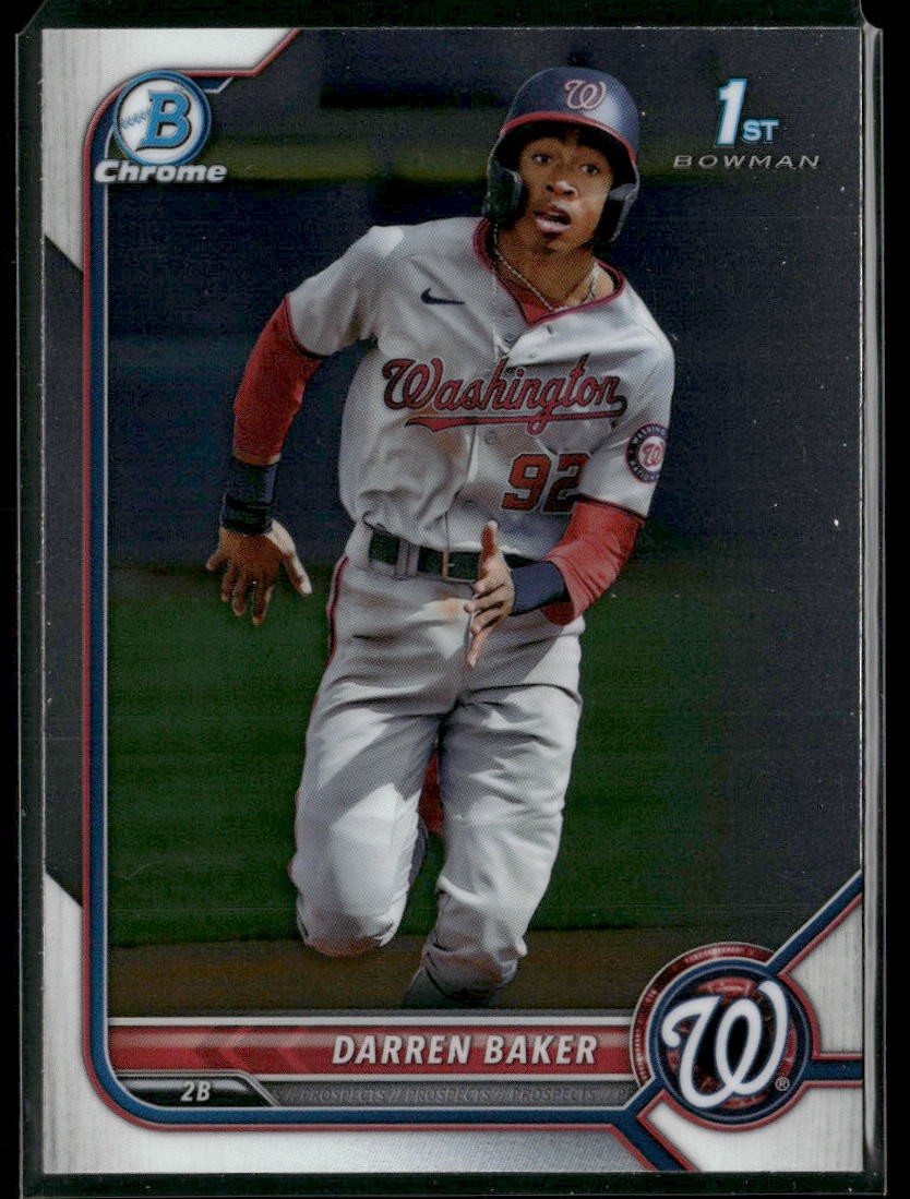 2022 Bowman #BCP-131 Darren Baker Chrome Prospects