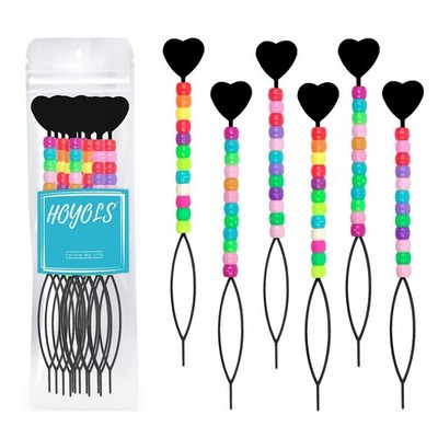 Quick Hair Beading Tools With Colorful Pony Beads Magic Topsy Hair Tail Beader F