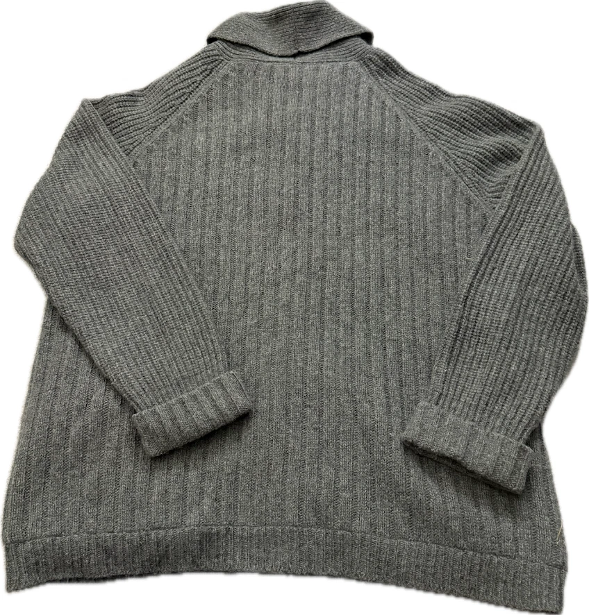 Cárdigan Duluth Trading Co Hombre 2XL Gris Lana Merino Forrado Alpaca Suéter Tejido