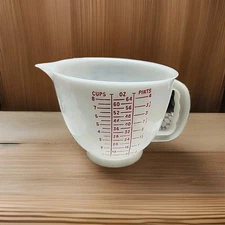 Tupperware Mix N Store 8 Cup Measuring Cup Batter Bowl VTG 
