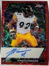 2026 Leaf Metal James Harrison Auto Autograph Scope Red On Card #d 3/3