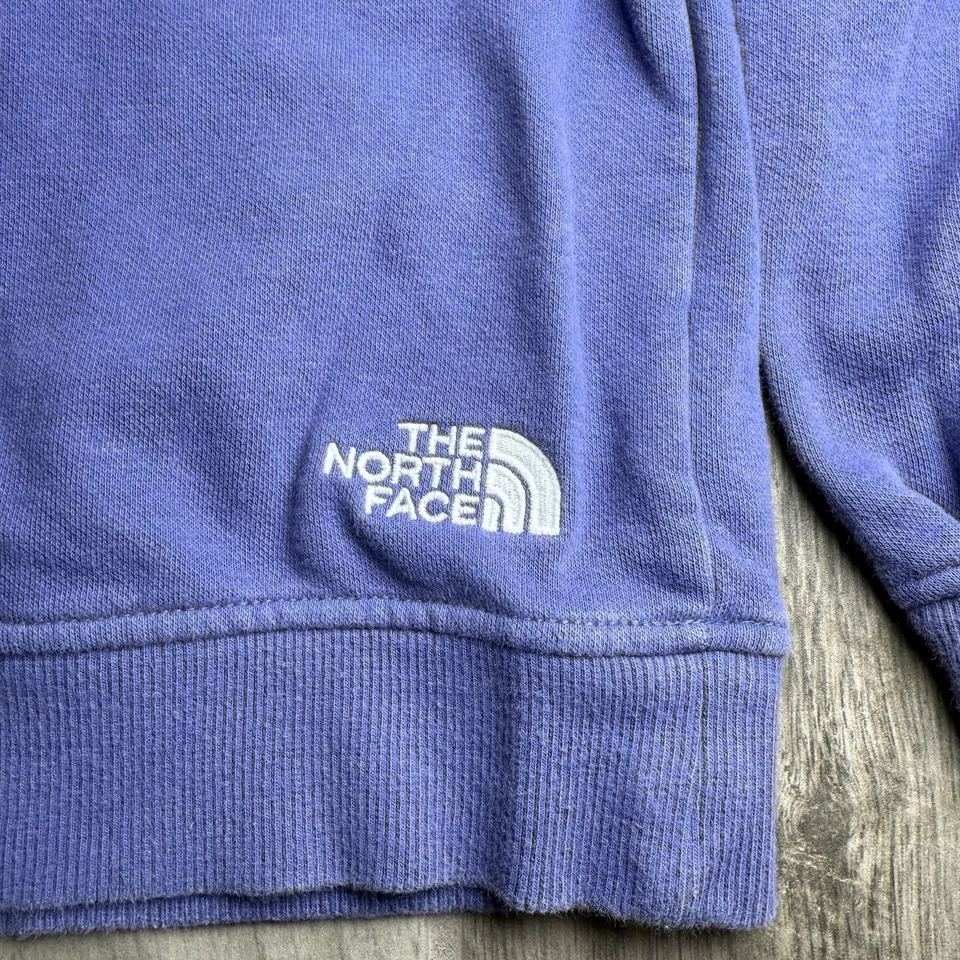 Sudadera The North Face Niñas Grande Cuello Redondo Manga Larga, Púrpura Foto 4 de 4