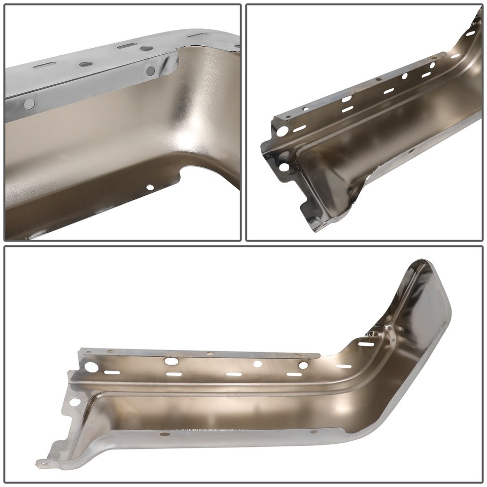 Complete Chrome Rear Step Bumper For 2009-2014 Ford F150 (Without Sensor Holes)-615676