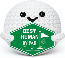Funny Golf Gifts for Men   Gag Crochet Golf Ball Accessories Thanksgiving Christ