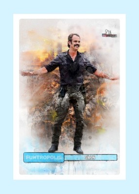 Simon Steven Ogg TWD ''Funtropolis'' 4x6 Art Photo Print John Rudolph Signed