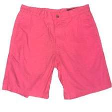 Vineyard Vines Mens Club Shorts/ 32 /Pink / Flat Front Casual Pockets/ Logo