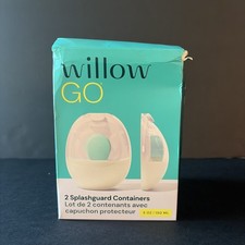 Brand New Willow Go 2 Splashguard Containers 5oz 150ml