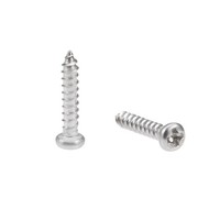 50X Selbstschneidend Schrauben Kreuzschlitzkopf 316 Edelstahl Bolzen 2X10Mm