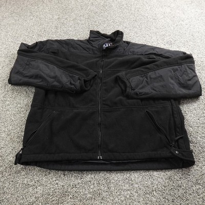 NEW 5.11 Tactical Jacket Mens L Black Fleece Full Zip Tactical
