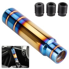 13cm5universal Aluminum Jdm Burnt Blue Automatic Gear Stick Shift Knob Shifter