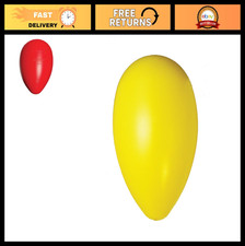 Large 12" Jolly Egg Dog Toy - Interactive Fun, Durable, Yellow Pet Plaything