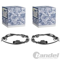 2X Vemo ABS-SENSOR Raddrehzahl Hinten Passend FüR Fiat Panda Lancia Ypsilon