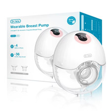 Wearable Breast Pump Hands Free Electric Breast Pumps Comfort Milk Collector Lig