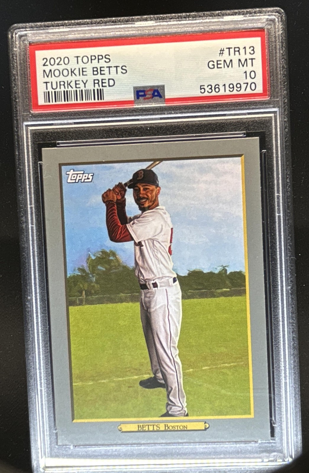 2020 Topps Mookie Betts Turkey Red #TR-13 Sox PSA 10 GEM MINT