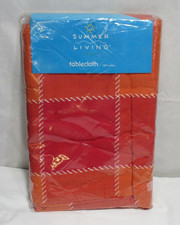 Summer Living 100 Cotton Tablecloth Made in India 60x84